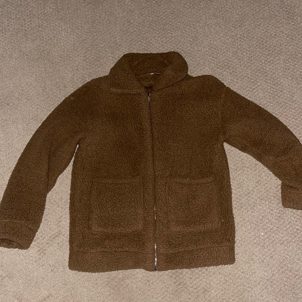 Brown Fuzzy Jacket from Amazon